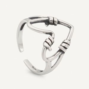 เครื่องประดับชุบเงิน Chris April สตรี925คลาสสิ<span class=keywords><strong>ก</strong></span>แหวนเงิน<span class=keywords><strong>น</strong></span>อตรูปหัวใจ - Product Image 6