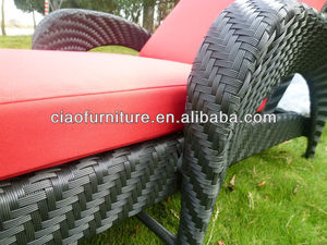 Ensemble de chaises longues de jardin en rotin tressé imperméable de luxe, très résistantes, pour extérieur, plage, <span class=keywords><strong>piscine</strong></span>, cour et <span class=keywords><strong>hôtel</strong></span> - Product Image 6