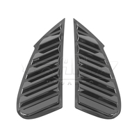 Kit de couverture décorative pour persiennes de fenêtre arrière, aspect fibre de carbone, en plastique, pour Suzuki Baleno 2022+
