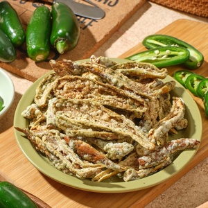 ผักอบกรอบรสพริก อาหารว่างทอดกรอบ อาหารทานเล่น ไม่มีน้ำตาล ทอดในน้ำมันอุณหภูมิสูง อบแห้ง - Product Image 1