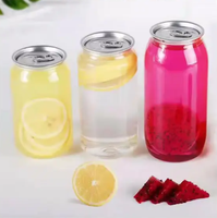 Bouteille en plastique PET transparente jetable, boîte à gâteau, boîte à lait, boîte à jus, emballage en plastique pour glaces, dessert, boîte en plastique avec couvercle en aluminium