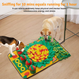 OEM Dog Snuffle <b>Mats</b> for Dogs <b>Pet</b> Sniffing Foraging <b>Mat</b> Pad Nosework <b>Feeding</b> Interactive Game Stress Relief Dog Snuffle <b>Mats</b> - Product Image 4