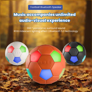 Altavoz Bluetooth H12 con Diseño de Fútbol, Reproductor de Música con Tarjeta TF, Radio FM, Luces RGB, Reproductor de Audio <span class=keywords><strong>MP3</strong></span>, Regalos 3C para Fanáticos del Fútbol - Product Image 1