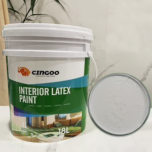 <span class=keywords><strong>Pintura</strong></span> de pared de látex interior 18L-Estándar americano Bajo VOC Ecológico <span class=keywords><strong>Lavable</strong></span> Durable y resistente al moho para la decoración de la oficina en el hogar - Product Image 5