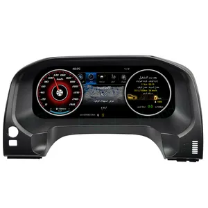 Krando 12.3" Speedometer Screen for TOYOTA PRADO 2018 - 2020 Car Dashboard Instrument Digital Cluster Steering Wheel Control