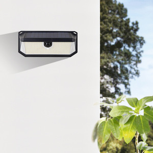 Solar Powered Outdoor Wall <b>Light</b> <b>Led</b> Human Body <b>Sensor</b> Water Resistant For Garden Courtyard Lighting - Product Image 3