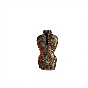 Jarrón Decorativo de Hierro Dorado para Mesa, Estilo Art Deco, para Hogar y Hotel, para Arreglos Florales Secos - Product Image 3