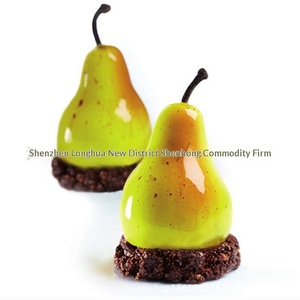 Molde de Silicona 3D con Forma de Pera para <span class=keywords><strong>Fondant</strong></span>, Grado Alimenticio, para Hornear, DIY, Superventas Transfronterizo, Stock de Fábrica - Product Image 5