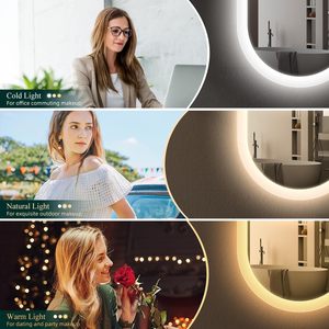 CF BLM1005 moderno maquillaje vanidad pantalla táctil inteligente luz LED <span class=keywords><strong>espejo</strong></span> <span class=keywords><strong>de</strong></span> pared gafas <span class=keywords><strong>baño</strong></span> <span class=keywords><strong>Baño</strong></span> Espejos decorativos con luz LED - Product Image 3