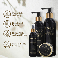 Shampooing et après-shampoing hydratants OEM aux protéines naturelles et sans silicone, à l'huile de macadamia du Maroc et à l'huile d'argan, pour perruques/extensions capillaires