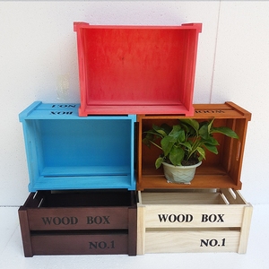 Caisse en bois antique pour la décoration intérieure Boîte-cadeau unie à découpage avec modèle de planche de style <span class=keywords><strong>vintage</strong></span> - Product Image 6