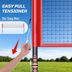 Red <span class=keywords><strong>de</strong></span> bádminton portátil para exteriores con sistema <span class=keywords><strong>de</strong></span> cabrestante antideslizante, estable y resistente para juegos en el jardín, <span class=keywords><strong>la</strong></span> playa o vacaciones. - Product Image 2