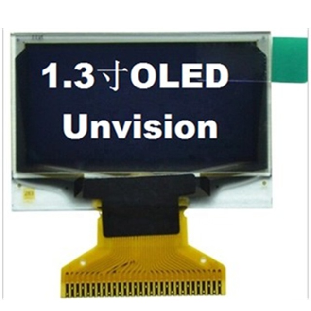 1.3 inch OLED display IC SH1106G 30 pin 128 * 64 screen provider schematic WHITE COLOR