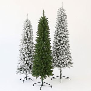 Nouvel Arbre de Noël Classique en PVC, Décoration de Noël, Arbre Artificiel Vert Flocqué et Épaissi, Meilleure Vente - Product Image 1
