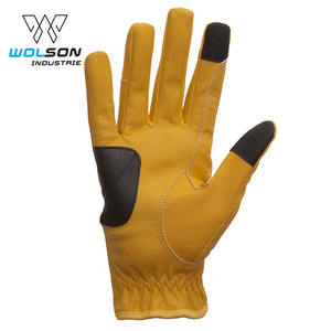Gants d'équitation équestres professionnels Gants d'équitation personnalisés en cuir synthétique pour hommes Gants d'équitation anti-fendu. - Product Image 3