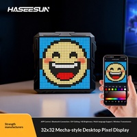 Écran LED couleur complet pour bureau noir, support mural, bureau de jeu intérieur avec éclairage ambiant DIY, style cyberpunk mecha