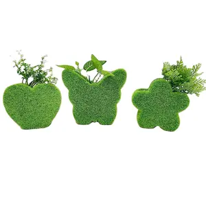 Hot Sale Easter Decorative Butterfly Animal Shaped Flower Pot Outdoor Indoor Desktop Green Grass Ceramic Flower Pots