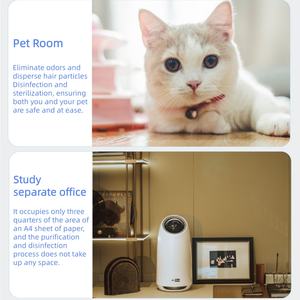 Purificateur d'<span class=keywords><strong>air</strong></span> compact HERO pour bureau, filtre à <span class=keywords><strong>air</strong></span> intelligent pour maison, silencieux, pour chambre, allergies, animaux domestiques, odeurs, système de climatisation domestique - Product Image 5