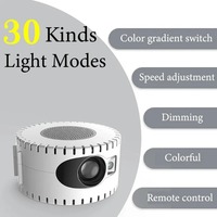 Projecteur de ciel étoilé lumière Laser lampe de Projection d'étoile de galaxie effet de scène de lampe d'onde de 30 motifs pour les lumières de fête à la maison