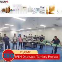 Usine clé en main pour flacons/ampoules/sirops : Coût de main-d'œuvre réduit