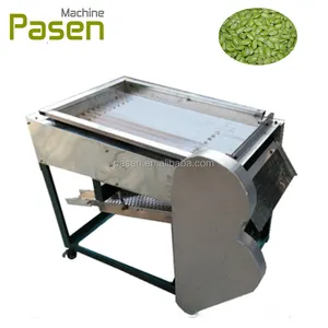 Automatic Fresh Peas Sheller Edamame Shelling Machine Soybean Shell Removing Machine