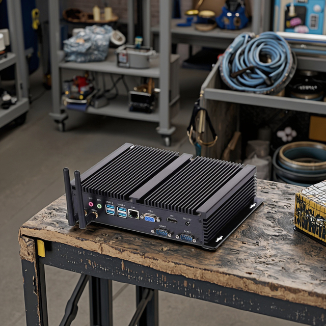 Partaker 11th Gen Fanless Industrial Mini PC I7 1165G7 I5 1135G7 System Barebone Computer 2xDDR4 Ram Slot HD VGA 7*USB WiFi