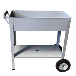 Boîte à planteur <span class=keywords><strong>de</strong></span> légumes, chariot <span class=keywords><strong>sur</strong></span> roues, Patio à herbes et légumes - Product Image 4