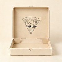 Scatola per Pizza Riutilizzabile Creativa Personalizzata in Carta Riciclabile per Asporto e Consegna