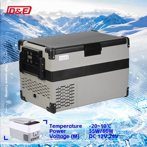 Réfrigérateur-congélateur de voiture à double zone en plastique de haute qualité 220V/12V 42L avec contrôle par application pour voitures, camions, bateaux et camping - Product Image 5