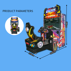 Machine de jeu d'arcade de course automobile dynamique à monnayeur pour centres de divertissement - Product Image 3