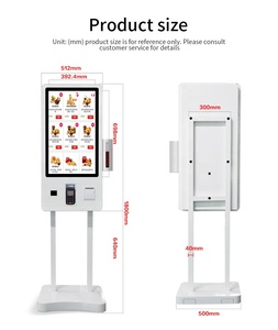 24 32-Zoll-Wandhalterung <span class=keywords><strong>Android</strong></span> All-in-One-QR-<span class=keywords><strong>Code</strong></span>-<span class=keywords><strong>Scanner</strong></span> Beleg drucker Apotheke Restaurant Selbst zahlungs automat - Product Image 3