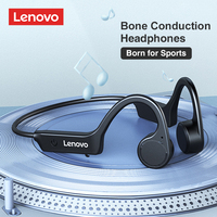 Earbuds Lenovo X4 Original Baru, Ear Hook Olahraga Anti Air, BT True Wireless, Headphone Konduksi Tulang