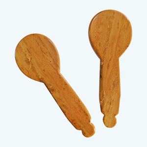 Planche de gua sha pour le visage en jaspe mookaite naturel, très vendue - Product Image 3