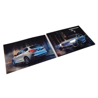 Cartes d'impression personnalisées Éclairage LED carte de voeux musicale pour la promotion de voiture et brochure lumière led pour la promotion des entreprises.