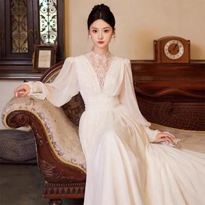 Vestido de Novia de Lujo 2026, Nuevo Modelo con Mangas Largas, Estilo Hada, Vestido de Novia Elegante con Cola Pequeña - Product Image 2