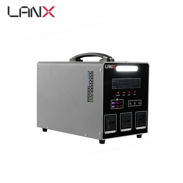 High Adaptability 200W 300W 600W 1000W 2000W Lithium Battery Iron LiFePO4 Battery Energy Storage System Solar Power Station