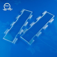 Porte de volet roulant électrique transparente, porte antivol en cristal, porte de volet roulant en plastique épaissi dans un centre commercial intérieur