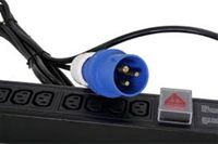 PDU Industriel LUCKTEK LK-SV-I10O07S(7XCE16) 8 Voies, Montage en Rack 19 Pouces, Boîtier en Alliage d'Aluminium, Distribution d'Énergie Monophasée C19
