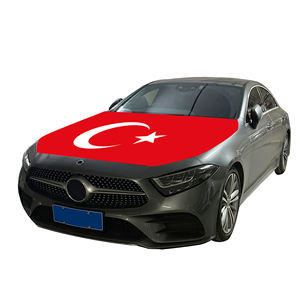 Drapeau de couverture de capot de voiture de Turquie drapeau de couverture de moteur de voiture en gros couverture de capot de moteur de voiture résistante à l'usure et Durable personnalisée - Product Image 2