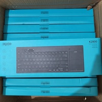 Keyboard Mini Nirkabel Ultra-Tipis Rapo K2800 Keys Smart Backlit Optik Pintar untuk 3 Perangkat Dropshipping Keyboard Kantor