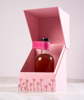 Boîte de voyage de luxe en cuir pour parfum et huiles essentielles, étui à rabat pour flacon de parfum, emballage en papier pour cadeaux promotionnels