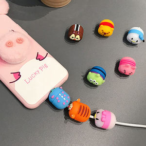 Vente en gros de chargeur mignon protecteur de câble USB de dessin animé protecteur de câble en forme d'animal de fruit pour câble de chargeur Iphone - Product Image 6