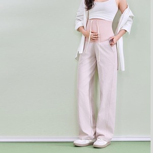 YIYI Nuovi Pantaloni Casual Premaman Primavera Estate a Vita Alta Taglie Forti, Pantaloni Larghi Elasticizzati con Supporto per la <span class=keywords><strong>Gravidanza</strong></span> - Product Image 2