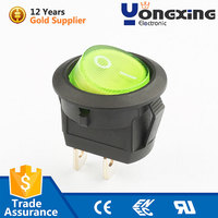 Interrupteur à bascule rond 6A 20.2mm Spst