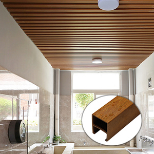 Tấm trần PVC giả gỗ trang trí nội thất - Product Image 1