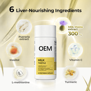 ओएम/ओडम दूध थिस्ल लीवर डिटॉक्स और वजन घटाने कैप्सूल | टिक्टोक सबसे ज्यादा बिकने वाला हर्बल सप्लीमेंट | थोक - Product Image 5