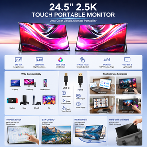 צג נייד לעסקים, משקל 2 ק\"ג, מסך משני 2.5K 165Hz, מתאים לנסיעות עסקים - Product Image 2