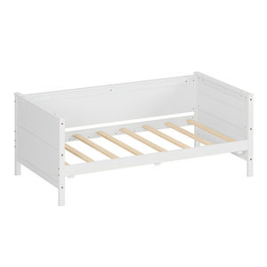 Divano letto per camera degli ospiti, cameretta dei bambini o piccolo appartamento, con letto estraibile pieghevole - Struttura salvaspazio in legno - Product Image 3