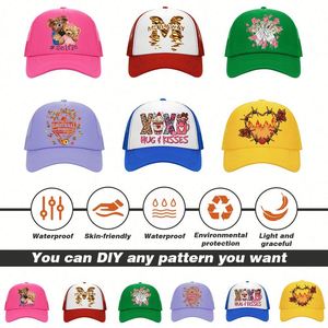 Customized Personalized Logo Printed Sport Cap Foam Mesh Trucker <b>Hat</b> Pattern 3d Embroidery Sublimation Print Promotional <b>Hat</b> - Product Image 4