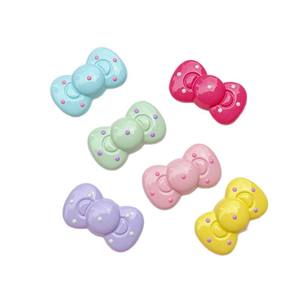 Gotas de color caramelo de <span class=keywords><strong>dopamina</strong></span>, accesorios de lazo redondo pequeño, decoración de lazo de punto ondulado, funda de teléfono basura Diy, auriculares para ordenador portátil, <span class=keywords><strong>libro</strong></span> de chatarra - Product Image 4